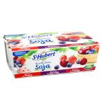St hubert yaourts soja aux fruits rouges