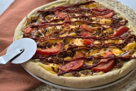 Photo de la recette Pizza barbecue